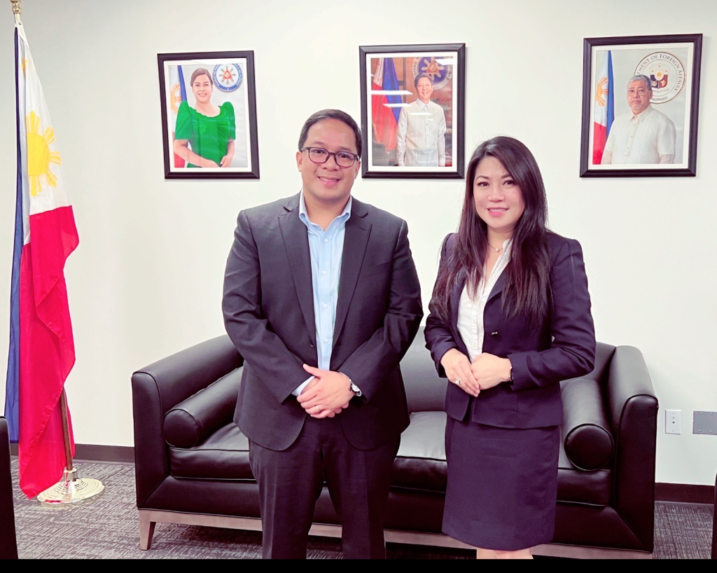 Consul General Gunther Emil Sales and Lawin CEO Atty. Aileen Ligot Dizon