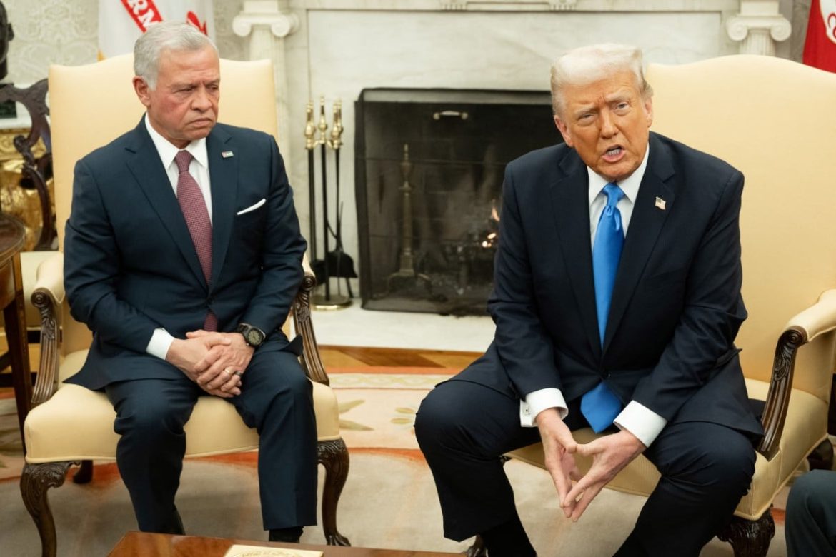 US-JORDAN-DIPLOMACY-TRUMP-ABDULLAH II