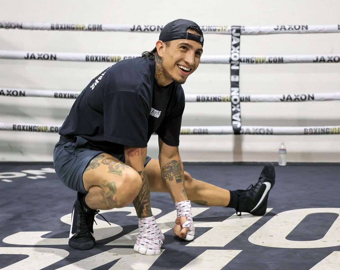 Mario Barrios Media Workout In Las Vegas